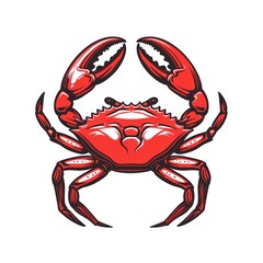 Red crab illustration