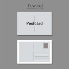 Modern Editable business Corporate  postcard template or EDDM postcard design layout