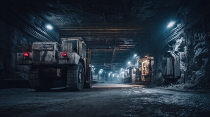 Underground mining equipment
