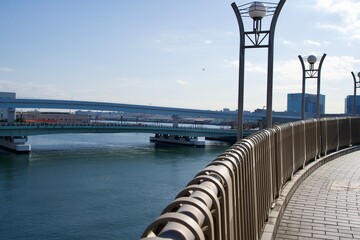 Akemi Bridge seen from Yume no Ohashi Bridge