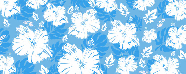Vector flower seamless pattern element. Elegant texture for backgrounds.eps 10