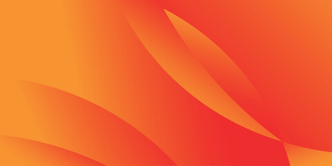 Abstract background with overlapping curved layers of yellow and red gradients. Background for posters, placards, brochures, banners, headers, covers.