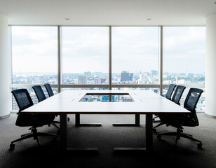 Generated image　企業　会議室　AI生成画像