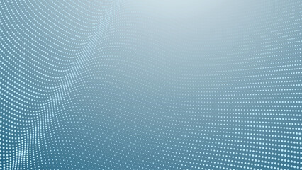 Blue Gradient Halftone Polkadot Abstract Background for Modern Design, Poster, or Digital Artwork