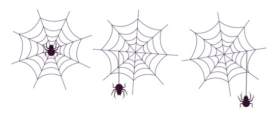 Halloween spider web silhouette, spider web silhouette vector, spider web vector illustration,