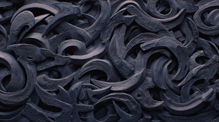Dark Abstract Geometric Texture Pattern Design