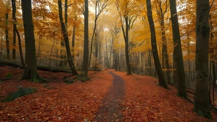 Fototapeta premium autumn in the forest