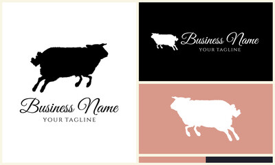 Sheep Logo Design Variations. (32)