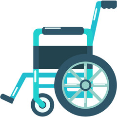 Wheelchair for sitting patients