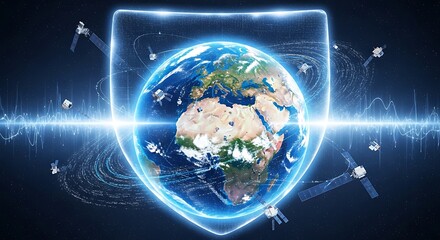 Obraz premium AI, Technology and Cybersecurity