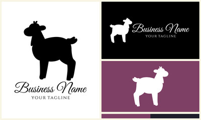 Obraz premium Cute Sheep Logo Designs.