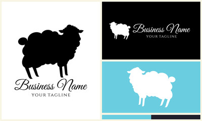 Sheep Logo Design Variations. (4)