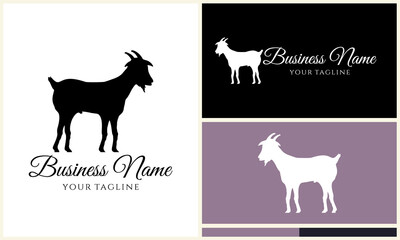 Obraz premium Goat Logo Design Variations. (2)