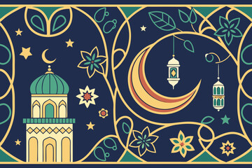 eid mubarak greeting card