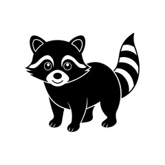 baby raccoon  .svg