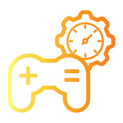 time Line Gradient Icon