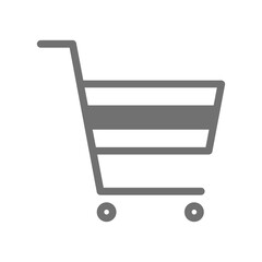 ショッピングカートのシンプルなベクターアイコン_03