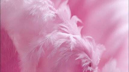 Obraz premium pink feathers background
