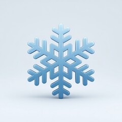 snowflake on white background