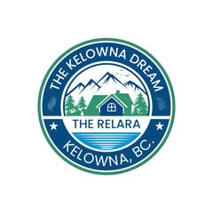 Minimalistic Realtor Logo design vector