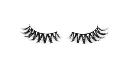 Obraz premium Dramatic False Eyelashes A Pair of Luxurious, Voluminous Lashes for Makeup Artists and Beauty