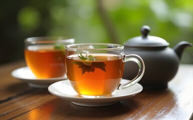 Tea time ceremony herbal organic national tea day beverage drink. High quality