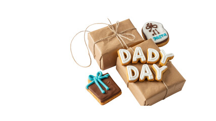 Happy Father's Day Gift Cookies and Presents
