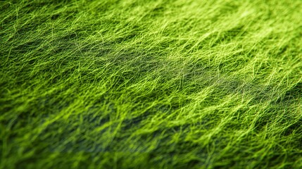 Vibrant green grass close-up with a natural turf texture perfect for a fresh, summer garden background