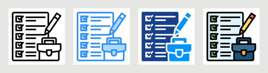 Work Log Collection Set Multiple Style