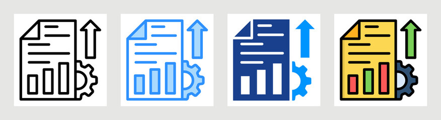 Productivity Report Collection Set Multiple Style