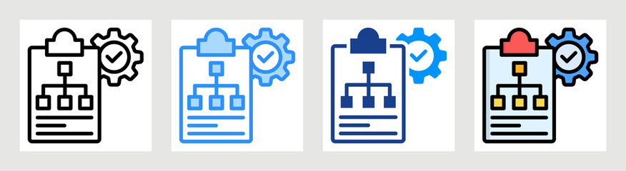 Project Plan Collection Set Multiple Style