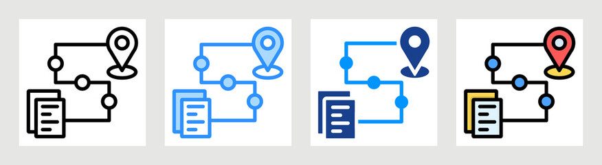 Document Tracking Collection Set Multiple Style