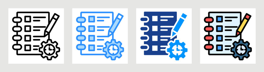 Task Management Collection Set Multiple Style