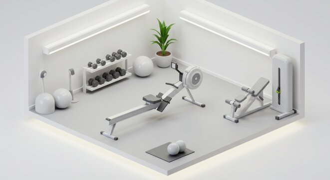 Isometric home gym design