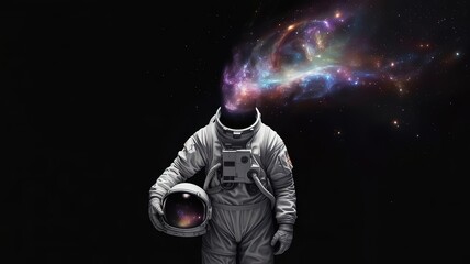 Astronauts and the Universe – Cosmos Fantasy Illustrations