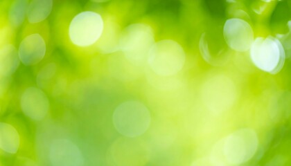 Abstract green bokeh background