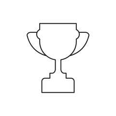 Trophy cup icon, winner cup, victory cup icon. Reward symbol sign for web and mobile.