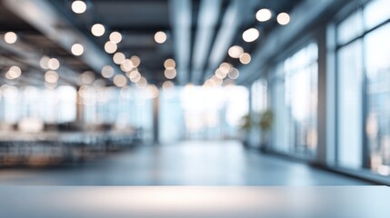 Bright and spacious office environment features large windows allowing natural light to flood the space. A clean design enhances productivity with a contemporary feel.