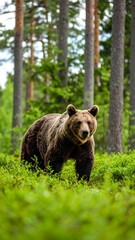 Brown bear in a forest (1)