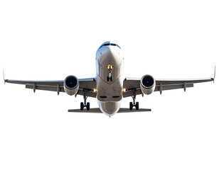  Jet Plane Climbing at Steep Angle with Contrails, Dynamic Perspective