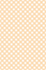 Seamless gingham pattern. Pastel orange.