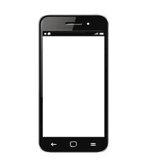 Smart phone. Realistic mobile phone