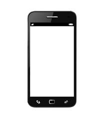 Smart phone. Realistic mobile phone