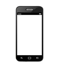 Smart phone. Realistic mobile phone