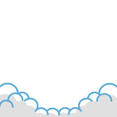 Cloud Comic Footer 
