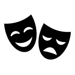 Theater mask. Vector