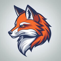 Obraz premium Fox Gaming Mascot logo fox animal mammal.