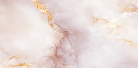 A soft and cloudy marble texture with purple and gold hues, Veined Stone Background with Gradient Tones, Natural marble texture with intricate veining.