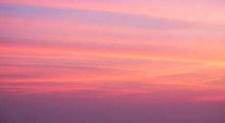 Obraz premium Vibrant Sky at Sunset with Pink and Orange Hues