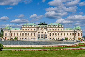Naklejka premium Upper Belvedere, a Baroque palace in Vienna, Austria